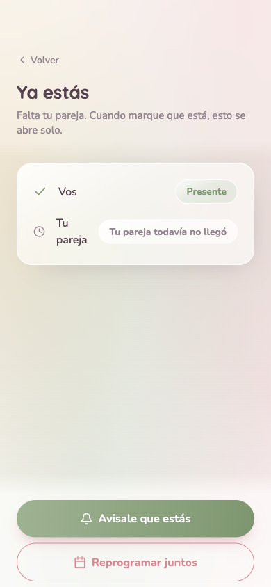 Lo hablan tranquilos